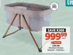 Checkers Little Me Woodland Dreams Bassinet offer