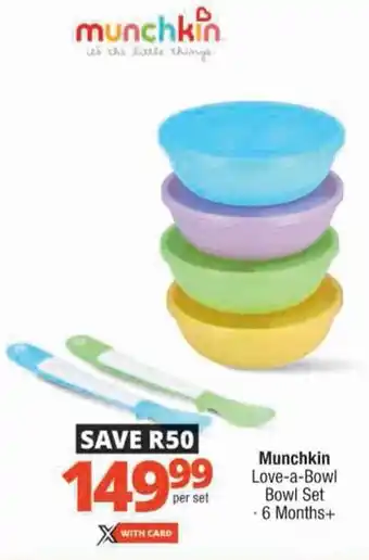 Checkers Munchkin Love-a-Bowl Bowl Set offer