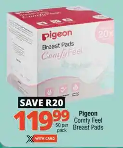 Checkers Pigeon Comfy Feel Breast Pads offer