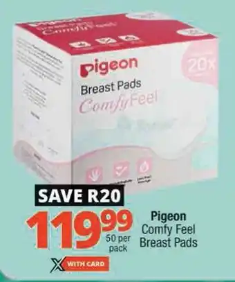 Checkers Pigeon Comfy Feel Breast Pads offer