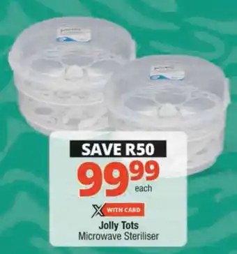 Checkers Jolly Tots Microwave Steriliser offer