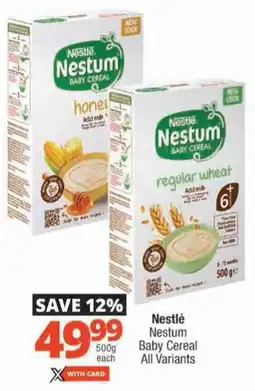 Checkers Nestlé Nestum Baby Cereal All Variants offer