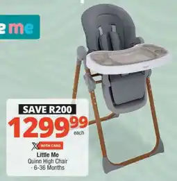 Checkers Little Me Quinn High Chair offer