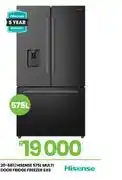 Fair Price Hisense 575L SxS Multi Door Fridge/Freezer 20-581 offer
