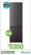 Fair Price Hisense 264L Nett Metallic Fridge H370BIT 20-357 offer