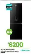 Fair Price Hisense 263L Nett Black Mirror Fridge H370BMIB-WD offer