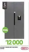Fair Price Defy 555L SxS Fridge DFF547 20-543 offer