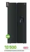 Fair Price Defy 496L SxS Black Glass Fridge DFF456 20-576 offer