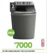 Fair Price Defy 17Kg T/L Grey W/Machine DTL153 22-328 offer