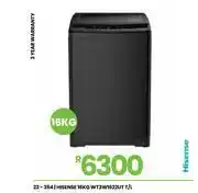 Fair Price Hisense 16Kg T/L W/Machine WT3W1622UT 22-354 offer