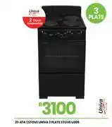 Fair Price Univa 3 Plate Stove I305 21-474 offer
