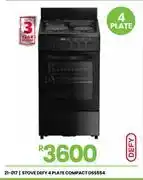 Fair Price Defy 4 Plate Compact Stove DSS554 21-017 offer