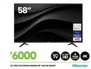 Fair Price Hisense 58 UHD 4K Smart Television 23-759 offer