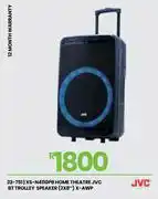 Fair Price JVC (2x8) BT Trolley Speaker Home Theatre XS-N4110PB/X-AWP 23-751 offer