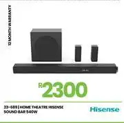 Fair Price Hisense 540W Home Theatre Soundbar 23-689 offer