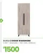 Fair Price Bursa 2 Door Wardrobe 700 x 460 x 1905mm 1-257 offer