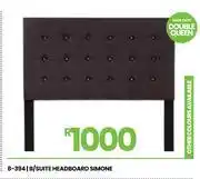 Fair Price Simone Headboard Only B/Suite For Double/Queen 8-394 offer