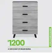Fair Price Bursa Chest Of Draws 4-043 offer
