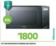 Fair Price Hisense 43Ltr Digital Microwave 24-241 offer