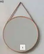 Builders Warehouse DH Oak Belt Mirror 500mm x 500mm (850012473) offer