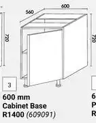 Builders Warehouse Home & Kitchen 600mm Cabinet Base Floor Units (609091) offer