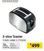 Builders Warehouse Kenwood 2 Slice Toaster TCM01.A0BK 2 (770320) offer