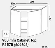 Builders Warehouse Home & Kitchen 900mm Cabinet Top Wall Units (609106) offer