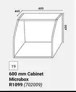 Builders Warehouse Home & Kitchen 600mm Cabinet Microbox Tall Units (702009) offer
