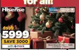 HiFi Corp Hisense 58-inch Smart 4K UHD TV offer
