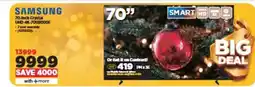 HiFi Corp Samsung 70-Inch Crystal UHD 4K offer