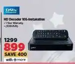 HiFi Corp DStv HD Decoder 105+Installation offer