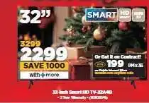 HiFi Corp 32-inch Smart HD TV-32A40 offer