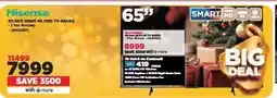 HiFi Corp Hisense 65-inch Smart 4K UHD TV - 65A6G offer