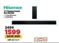 HiFi Corp Hisense 2.1 Channel Sound Bar HS2100 offer