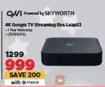 HiFi Corp 4K Google TV Streaming Box-LeapS3 offer