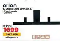 HiFi Corp orion 5.1 Channel Sound Bar OSBW-25 offer