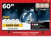 HiFi Corp 60-inch OLED Google TV-GOS6600H offer