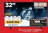 HiFi Corp 32-Inch HD Android TV-32ES400H offer