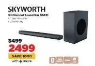 HiFi Corp SKYWORTH 3.1 Channel Sound Bar SS531 offer