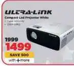 HiFi Corp Ultra-Link Compact Led Projector White offer