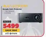 HiFi Corp MAXDORF Google Cert. Projector offer