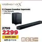 HiFi Corp VolkanoX 2.1 Channel Soundbar Supersonic offer