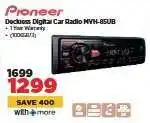 HiFi Corp Pioneer Dockless Digital Car Radio MVH-85UB offer