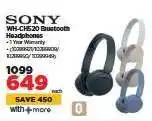 HiFi Corp Sony WH-CH520 Bluetooth Headphones offer