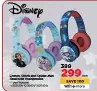 HiFi Corp Frozen, Stitch and Spider-Man Bluetooth Headphones offer