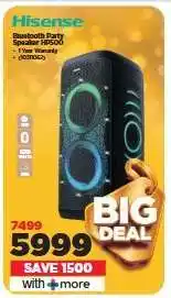 HiFi Corp Hisense Bluetooth Party Speaker HP500 offer
