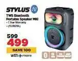 HiFi Corp STYLUS TWS Bluetooth Portable Speaker MK1 offer