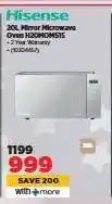 HiFi Corp Hisense 20L Mirror Microwave Oven H20MOMS15 offer