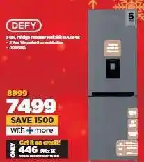 HiFi Corp DEFY 348L Fridge Freezer Metallic DAC645 offer