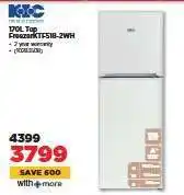 HiFi Corp 170L Top Freezer KTS18-2WH offer